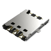 2 ST. SIM8051-6-0-14-01-A Global Connector Technology (GCT), Steckverbinder: für Karten (SIM8051-6-0-14-01A)