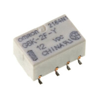 G6K-2F-Y 12VDC OMRON Electronic Components, Relais: elektromagnetisch (G6K-2F-Y-12DC)