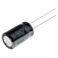 10 ST. EWH1CM102G16OT AISHI, Kondensator: elektrolytisch (CE-1000/16PHT-Y)