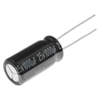 20 ST. EWH1EK102G20OT AISHI, Kondensator: elektrolytisch (CE-1000/25PHT-Y)