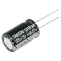 5 ST. EGT108M1EG20RR40P-R SAMXON, Kondensator: elektrolytisch (GT1000/25)