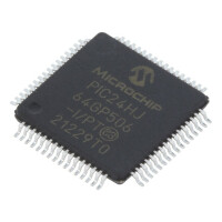 PIC24HJ64GP506-I/PT MICROCHIP TECHNOLOGY, IC: PIC-Mikrocontroller (24HJ64GP506-I/PT)