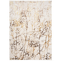 Dywan Nowoczesny Mz39c Shrnik Cream Golden Hbj Kremowy