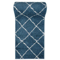 Chodnik Shaggy 6132b P.blue / Opak Delhi Chodnik Sfj Niebieski