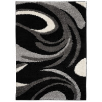 Dywan Shaggy 7229a Black / K.fume Delhi Sfi Czarny