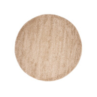 Dywan Shaggy 7388a L.beige Delhi Koło Sfi Beżowy