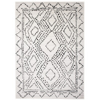 Dywan Nowoczesny 3188b Cream / Black Juno Kremowy