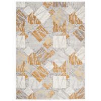 Dywan Nowoczesny E464a Light Gray/dark Yellow Asthane żółty