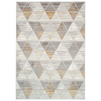 Dywan Nowoczesny E460a Light Gray/dark Yellow Asthane żółty