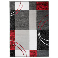 Dywan Nowoczesny Q041a Dark Gray Firet Esm Szary