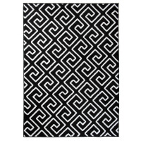 Dywan Nowoczesny Q040a Black Firet Esm Czarny