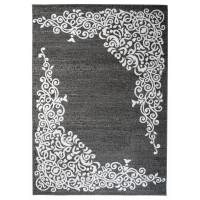 Dywan Nowoczesny Q039a Dark Gray Firet Esm Szary