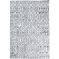 Dywan Nowoczesny Troya V483c Cokme Gray Szary