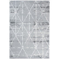 Dywan Nowoczesny Troya V466b Cokme Gray Szary