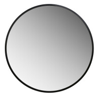Lustro ścienne loftowe Sander 50 cm czarne