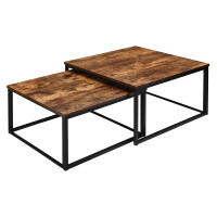 Zestaw stolików loftowych VELEN RUSTIC loft 2w1