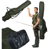 Pokrowiec na wędki 140 cm Gold Fisher 3 komory