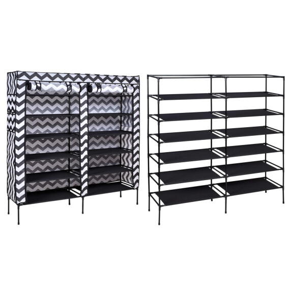 Szafa tekstylna na buty Gabi - zebra