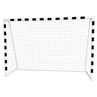 Bramka piłkarska PRO 300 x 200 cm biało-czarna