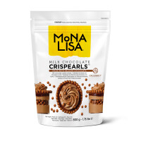 Dekorační posypové kuličky Crispearls v mléčné čokoládě, 0,8 kg | MONA LISA, CHM-CC-CRISPE0-02B