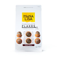 Vločky z hořké čokolády pro dekoraci, 1,5 - 2,7 mm, 5 kg balení | MONA LISA, CHD-SP-4Z4-E0-U72