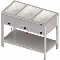 Vodní lázeň se samostatnými komorami 4xGN 1/1 1410x600x850 mm |  STALGAST, 982256141