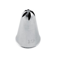 Zdobící špička - květina, sada 5 ks - 18x30x2 mm - BX0048 | MARTELLATO, Fancy Piping Nozzles