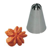 Cukrářská špička Květina, sada 5 ks - 30x45x10 mm - BX7020 | MARTELLATO, Flower & Petals Nozzles