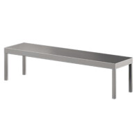Nerezový nádstavec na stůl, jednoduchý 1200x400x300 mm | ASBER, TS-124