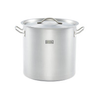Nerezový hrnec s poklicí, vysoký 32 cm, 25,7 l | GREDIL, 011345