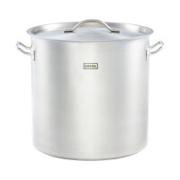 Nerezový hrnec s poklicí, vysoký 40 cm, 50,3 l | GREDIL, 011405