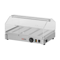 Vitrínka vyhřívaná jednopatrová 800x350x270 mm, 0,7 kW | REDFOX, VEC-810