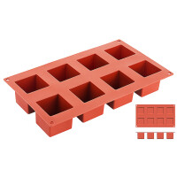 Silikonová forma na pečení, kostky s rozměrem 50x50 mm | CONTACTO, 6644/050