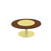 Stojan na dorty a dezerty v růžové barvě, průměr 30 cm | SILIKOMART, Hula Up-M