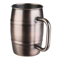 Nerezový džbánek na pivo 0,5 l, měděný | APS, Beer Mug
