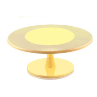 Stojan na dorty a dezerty ve žluté barvě, průměr 35 cm | SILIKOMART, Hula Up-L