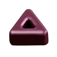 Tritanová forma na pralinky - trojúhelník s otvorem 21 ks, 33x30x15 mm, 10 gr - PC49FR | PAVONI, Iconic