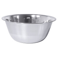 Nerezová miska s okrajem, 10 l, průměr 360 mm | CONTACTO, 2635/360