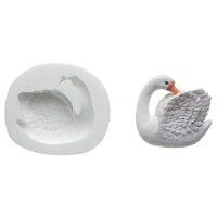 Forma na cukrovou hmotu SLK 127 - labuť, 60x55 mm | SILIKOMART, Sugarflex Swan