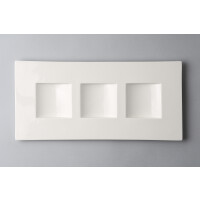 Talíř obdélníkový Thyme 380x180 mm, Allspice | RAK, Allspice