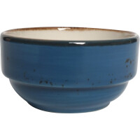 Miska z porcelánu, Ø 12 cm, modrá | FINE DINE, Kolory Ziemi Iris