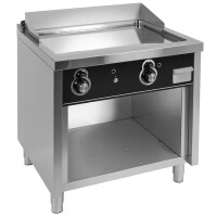 Plynová grilovací deska, hladká, chromovaná, 15,5 kW | RESTO QUALITY, RQT7508ECR