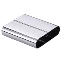 Stojan z nerezové oceli na kartu menu 80x80x20 mm | CONTACTO, 1052/080