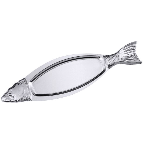 Tác z nerezové oceli ve tvaru ryby 500x265x940 mm | CONTACTO, 3801/940