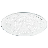 Perforovaný pizza plech, hliníkový, průměr 410 mm | CONTACTO, 1742/410