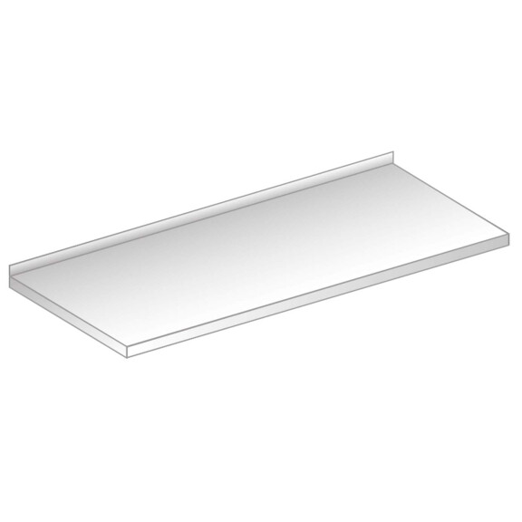 Deska nástěnná z nerezové oceli 1600x600x80 mm | DORA METAL, DM-3001