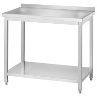 Přístěnný stůl s policí 600x600x850 mm, šroubovaný | GREDIL, 671266