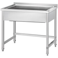 Jednokomorová mycí vana, šroubovaná 1000x600x850 mm, h=300 mm | GREDIL, 671506