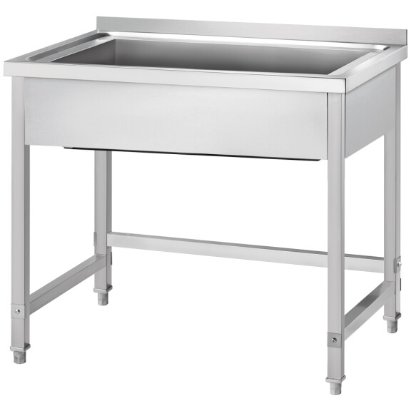 Jednokomorová mycí vana, šroubovaná 1000x600x850 mm, h=300 mm | GREDIL, 671506