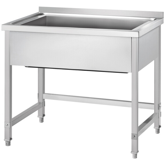 Jednokomorová mycí vana 800x600x850 mm, v=400 mm, šroubovaná | GREDIL, 671686
